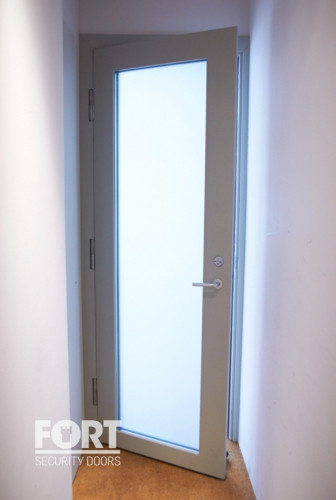 00056 Single Large Glass Panel Design Fs Security Door Fsdoors Co Uk
