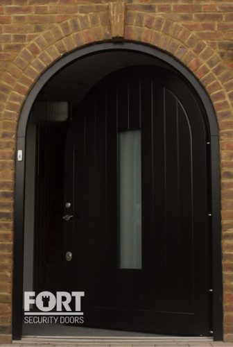 00098 Black Arch Custom Fs High Security Front Door Fsdoors Co Uk