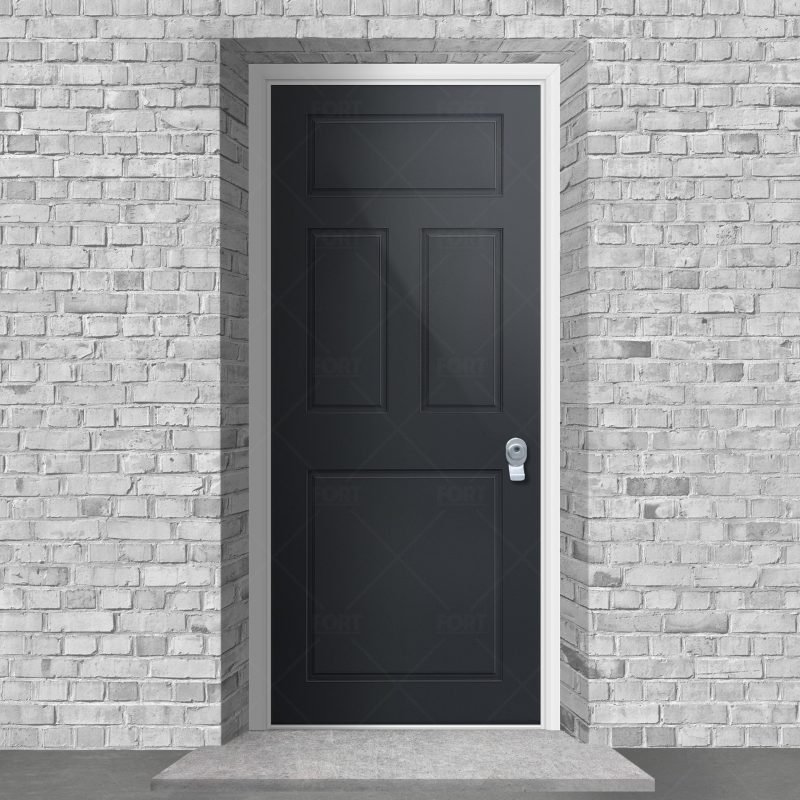 Edwardian 4 Panel Anthracite Grey Ral 7016 By Fort Security Doors Uk