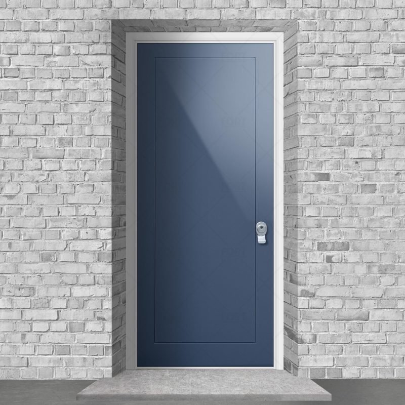 One Panel Pigeon Blue Ral 5014 By Fort Security Doors Uk