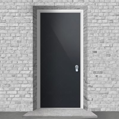 Plain Antracite Grey Ral 7016 By Fort Security Doors Uk