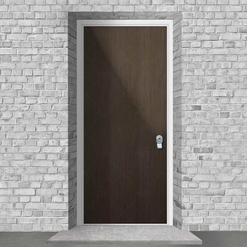 Plain Dark Oak By Fort Security Doors Uk