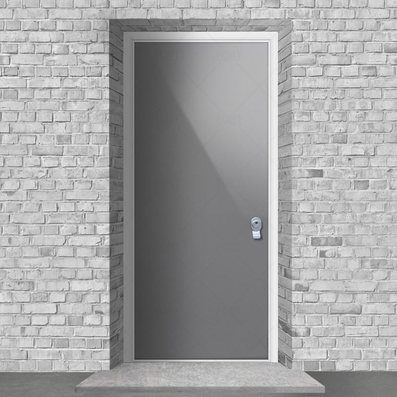 Plain Signal Grey Ral 7004 By Fort Security Doors Uk